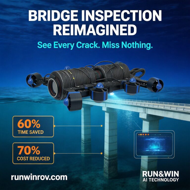 Underwater ROV inspection for bridges and infrastructure