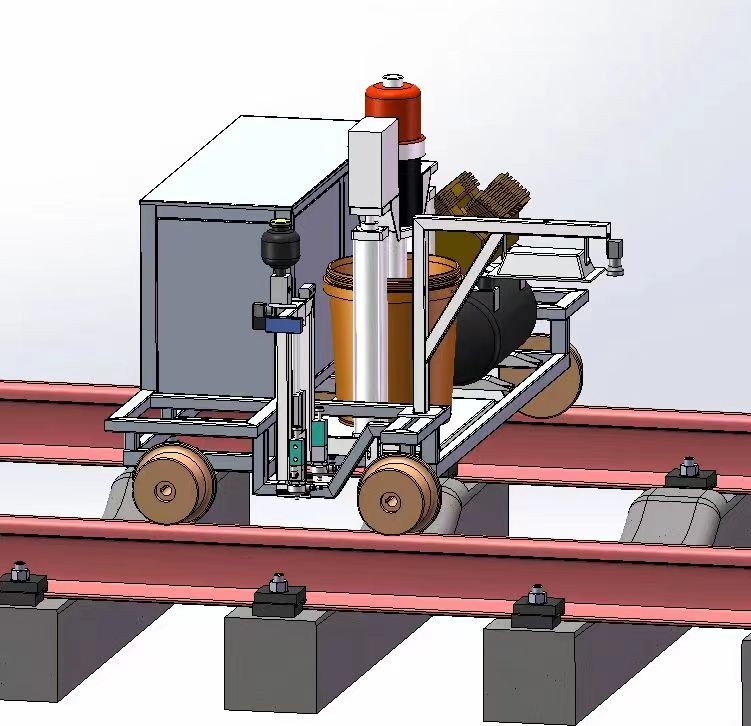 Rail Bolt Oiling Robot